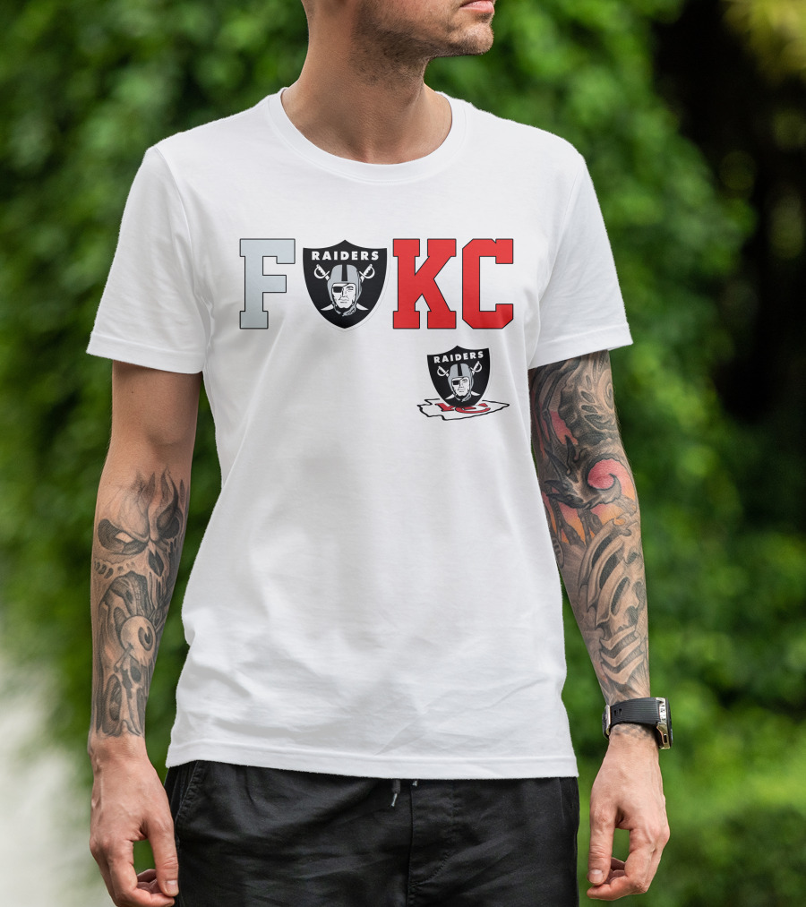 F Raiders KC Chiefs T-Shirt