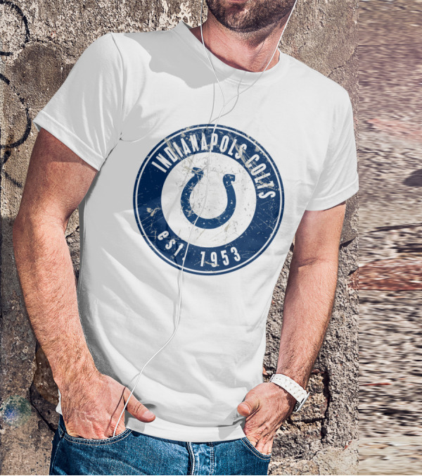 Indianapolis Colts Est. 1953 Vintage Horseshoe T-Shirt