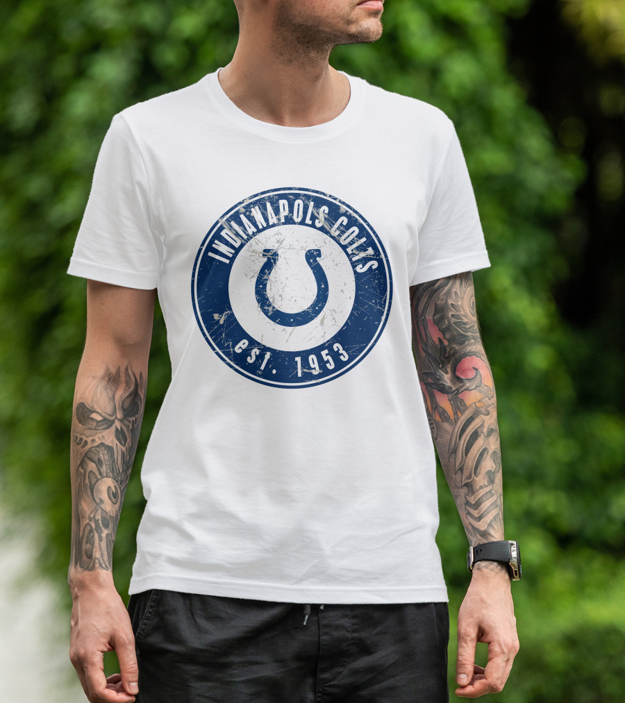 Indianapolis Colts Est. 1953 Vintage Horseshoe T-Shirt