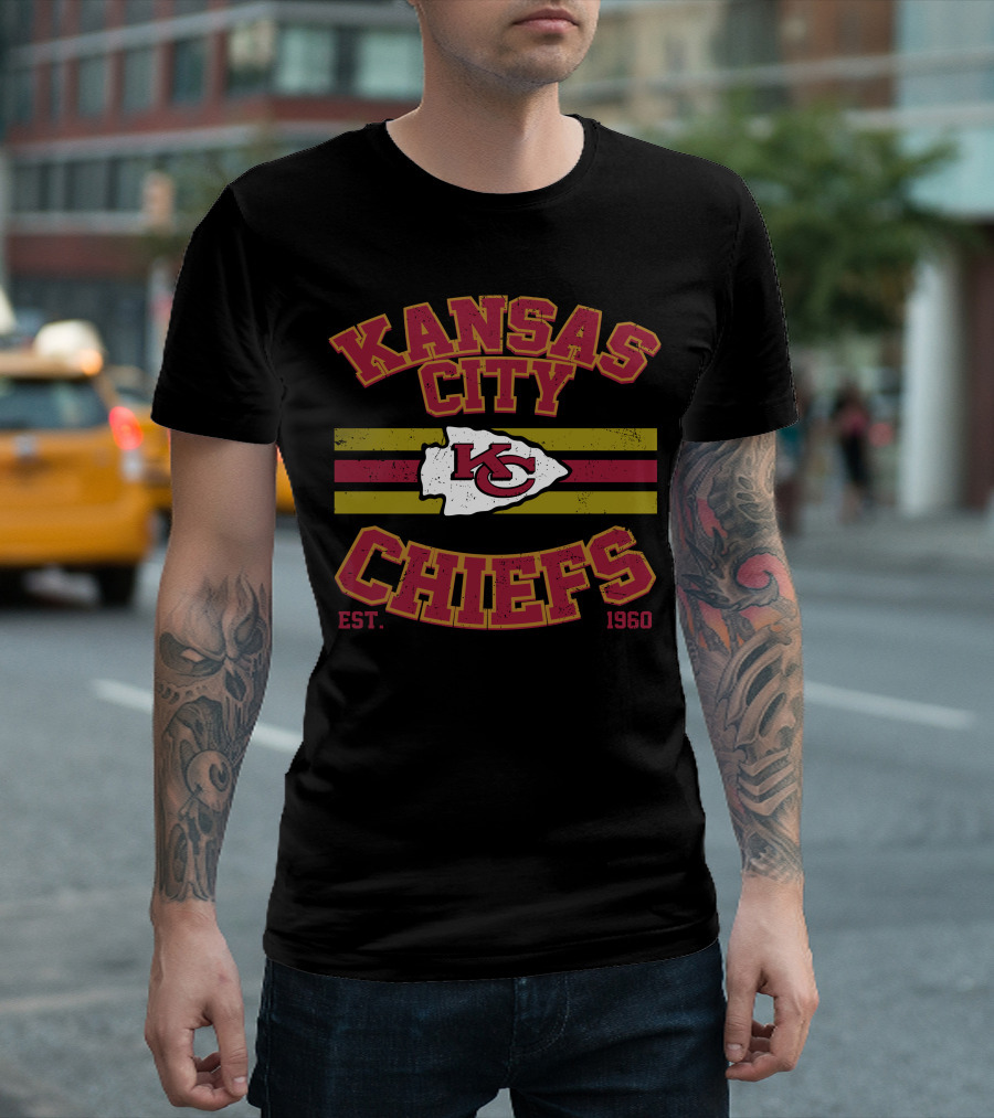 Kansas City Chiefs Est. 1960 KC Arrowhead T-Shirt
