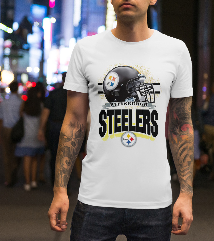 Pittsburgh Steelers Football Helmet Team T-Shirt