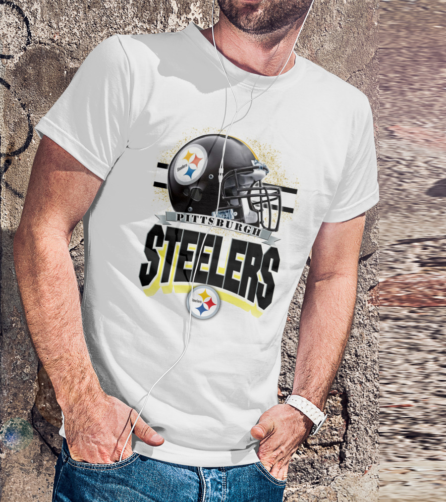 Pittsburgh Steelers Football Helmet Team T-Shirt
