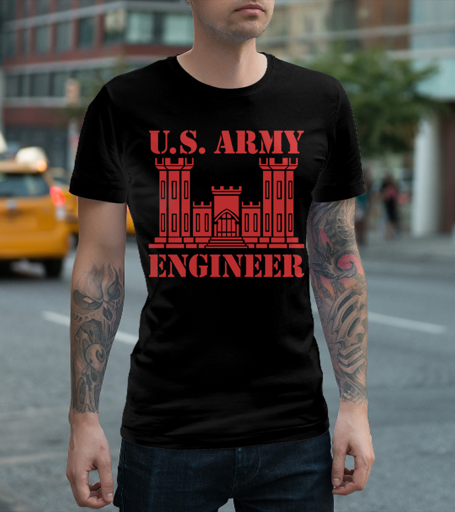 U.S. Army Engineer Castle Insignia T-Shirt