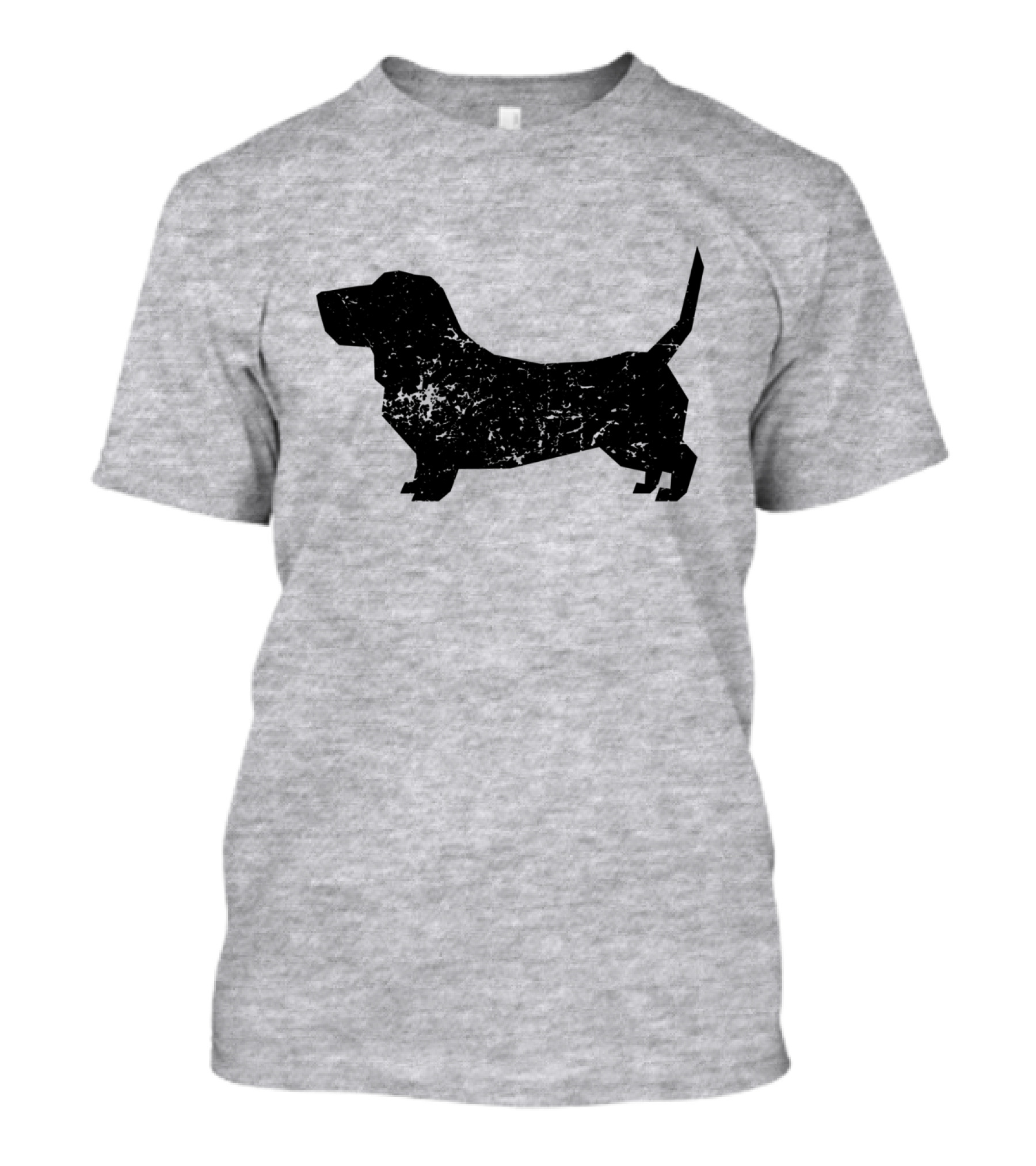 Distressed Basset Hound Dog Owner T-Shirt