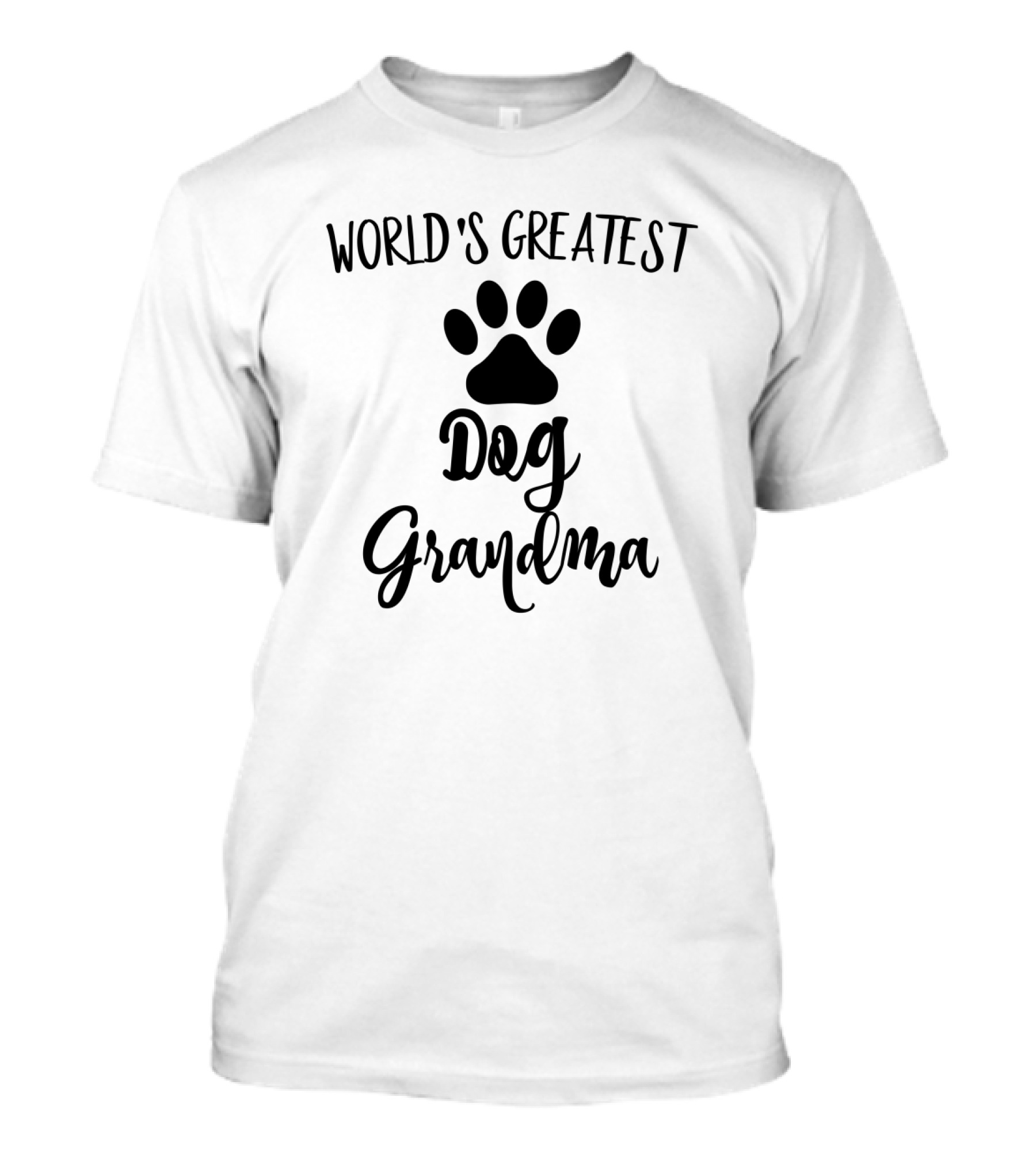 World's Greatest Dog Grandma Paw Prints T-Shirt