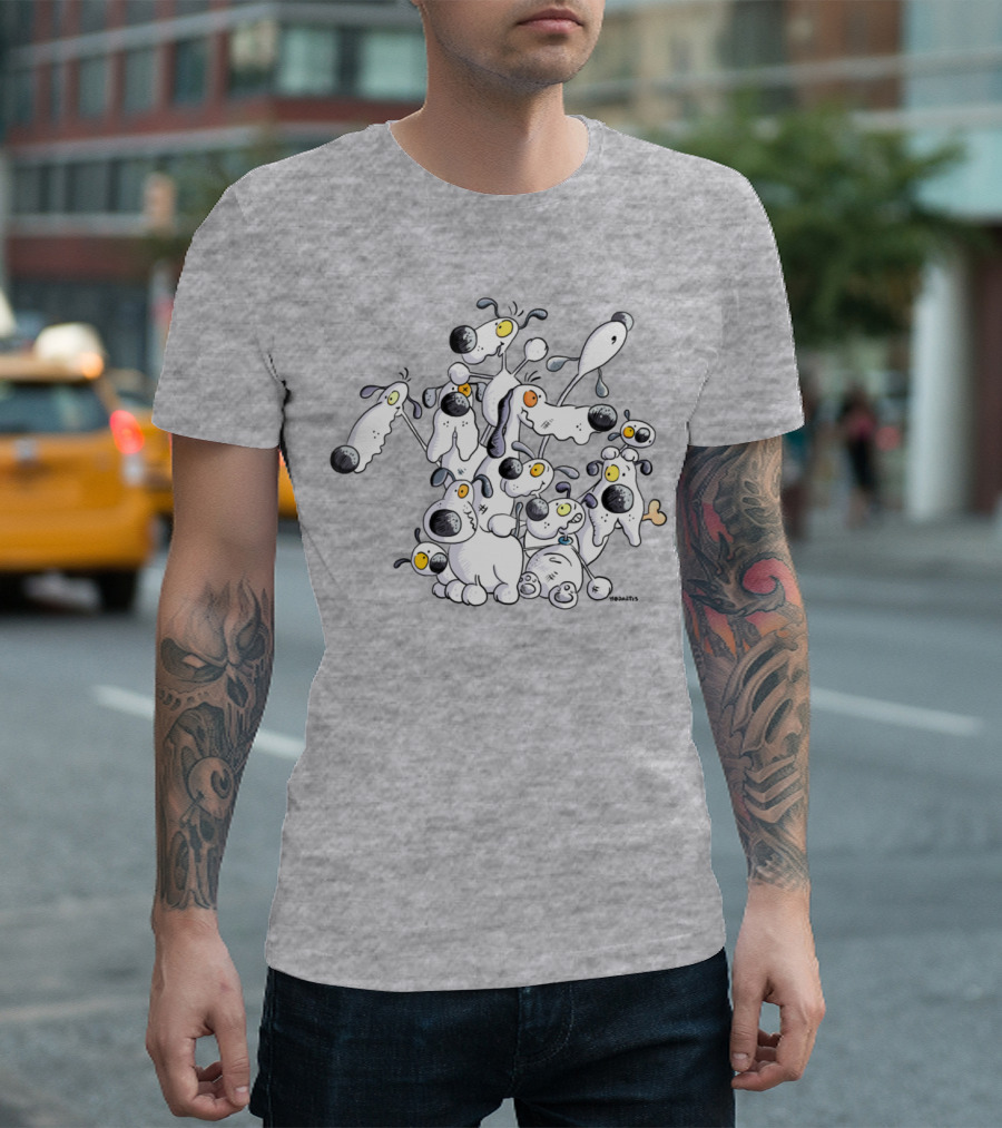 Lots Of Funny Dogs Cartoon Compilation T-Shirt