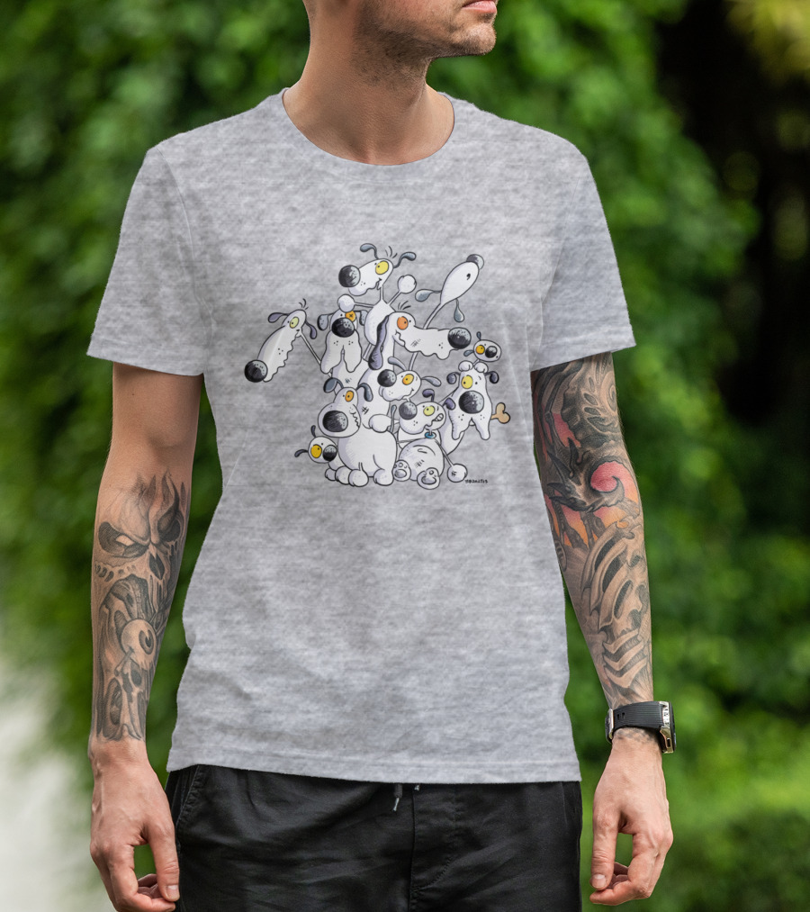 Lots Of Funny Dogs Cartoon Compilation T-Shirt