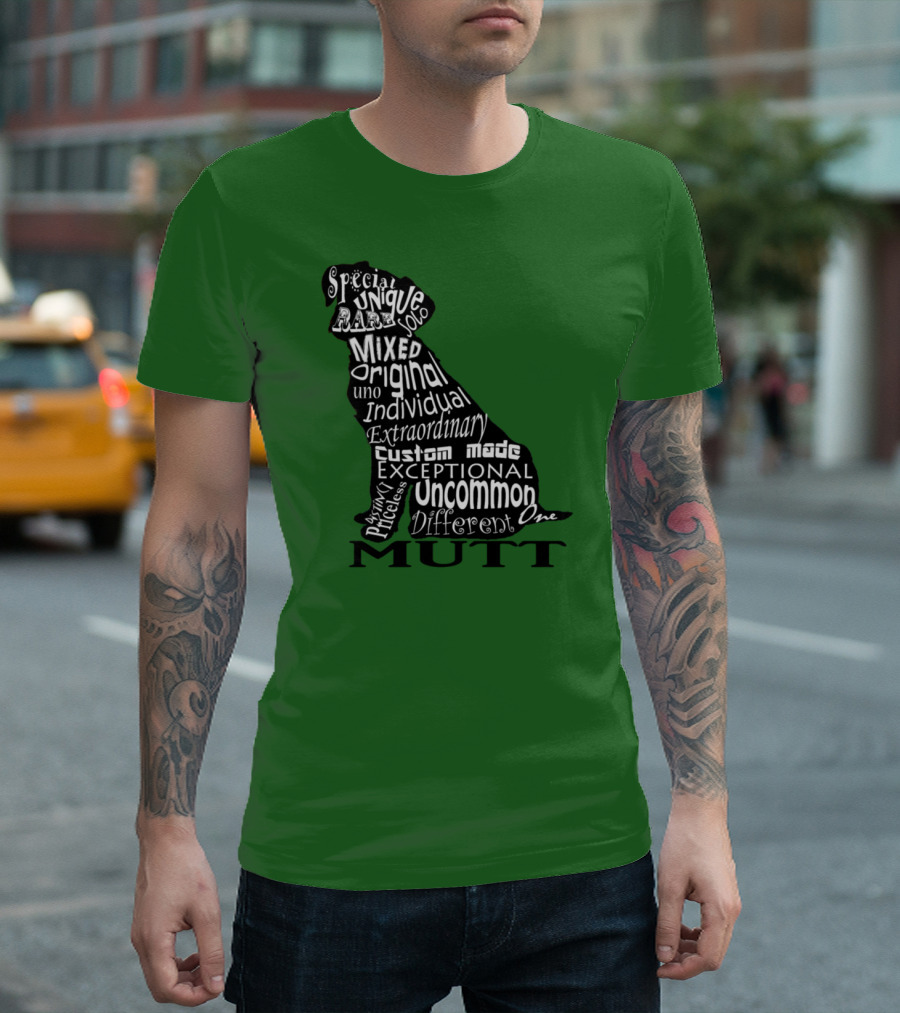 Unique Mixed Custom Made Special Mutt Love T-Shirt