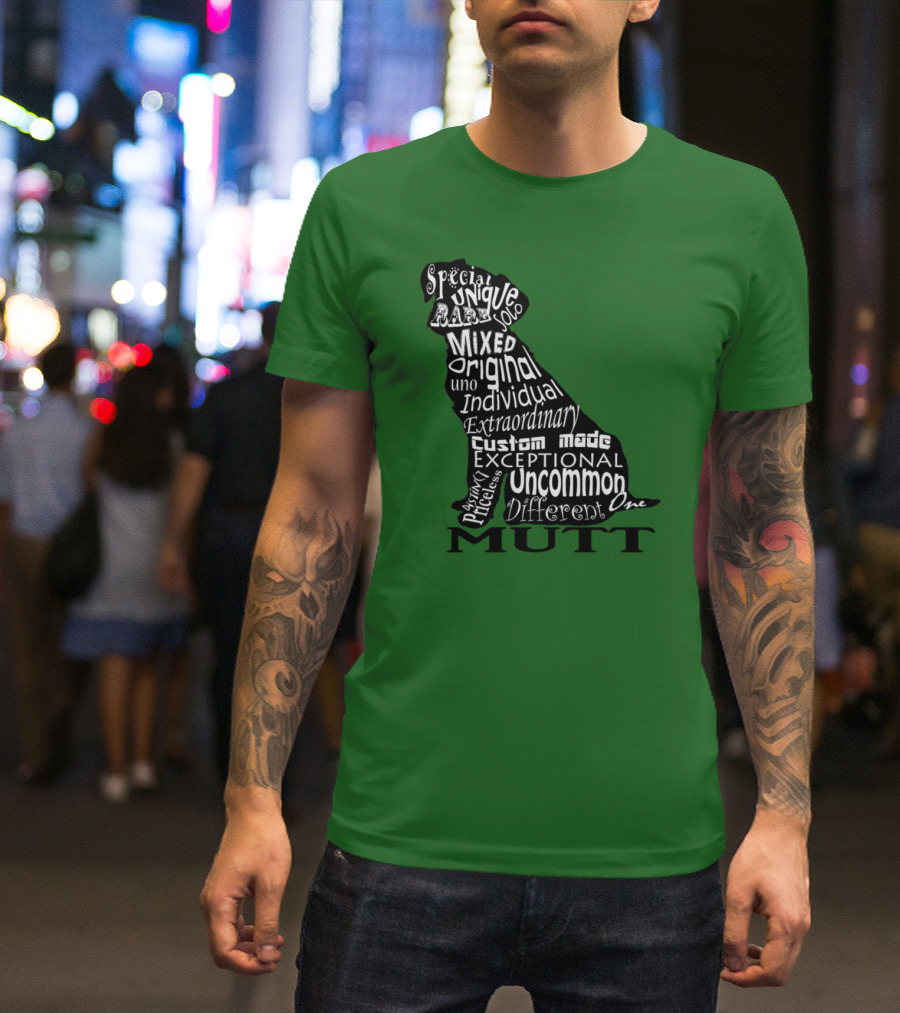 Unique Mixed Custom Made Special Mutt Love T-Shirt