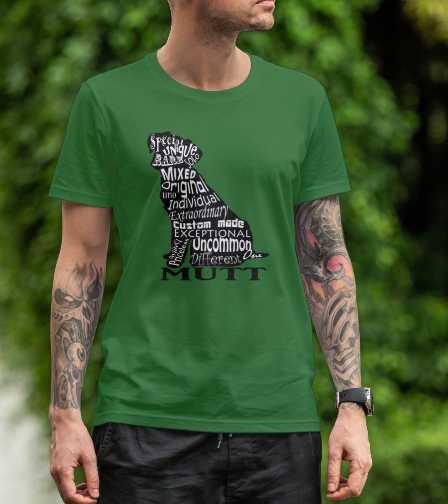 Unique Mixed Custom Made Special Mutt Love T-Shirt
