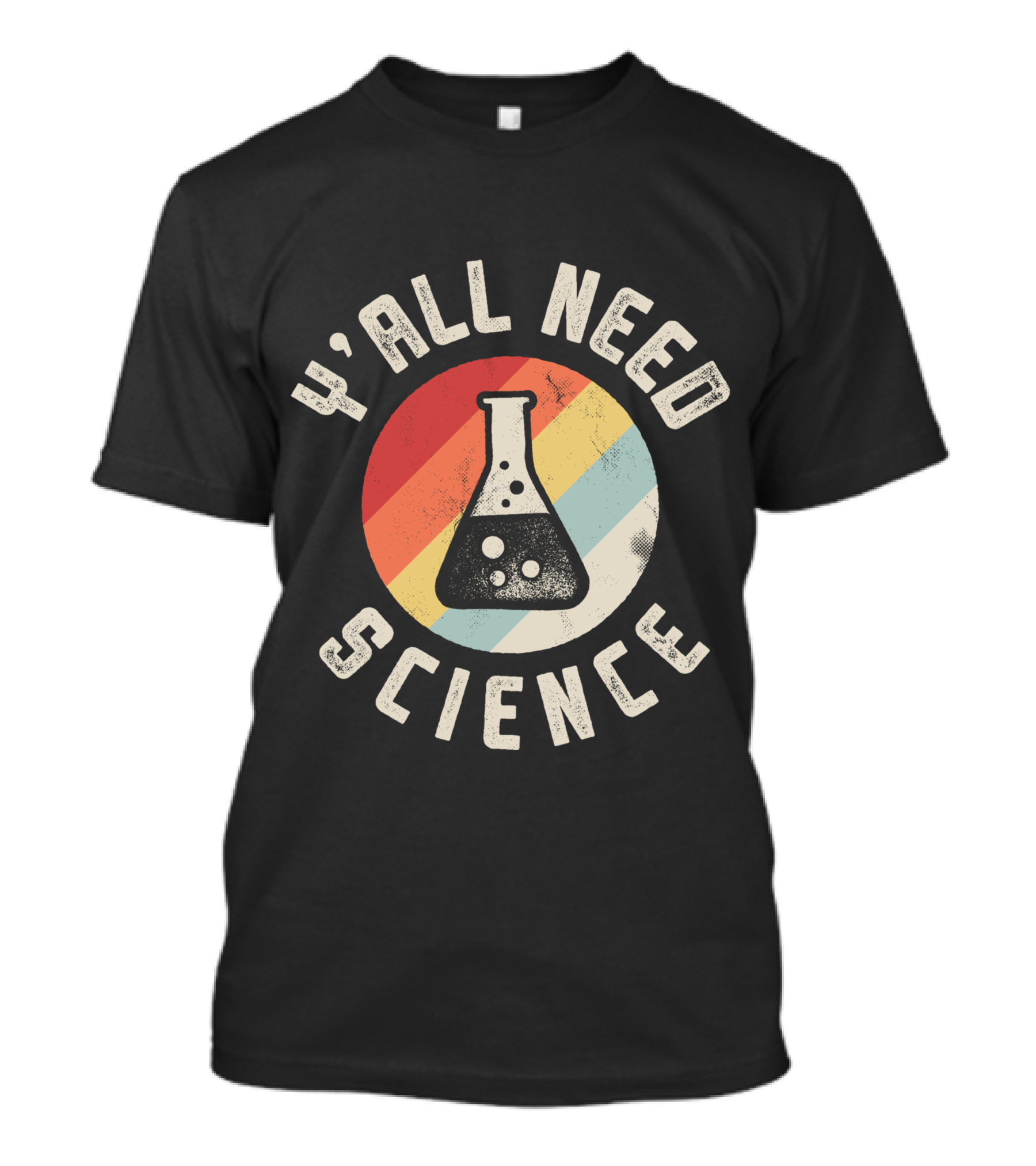 Y'all Need Science Retro Beaker Icon T-Shirt