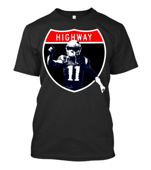 Highway Football Number 11 Shield T-Shirt