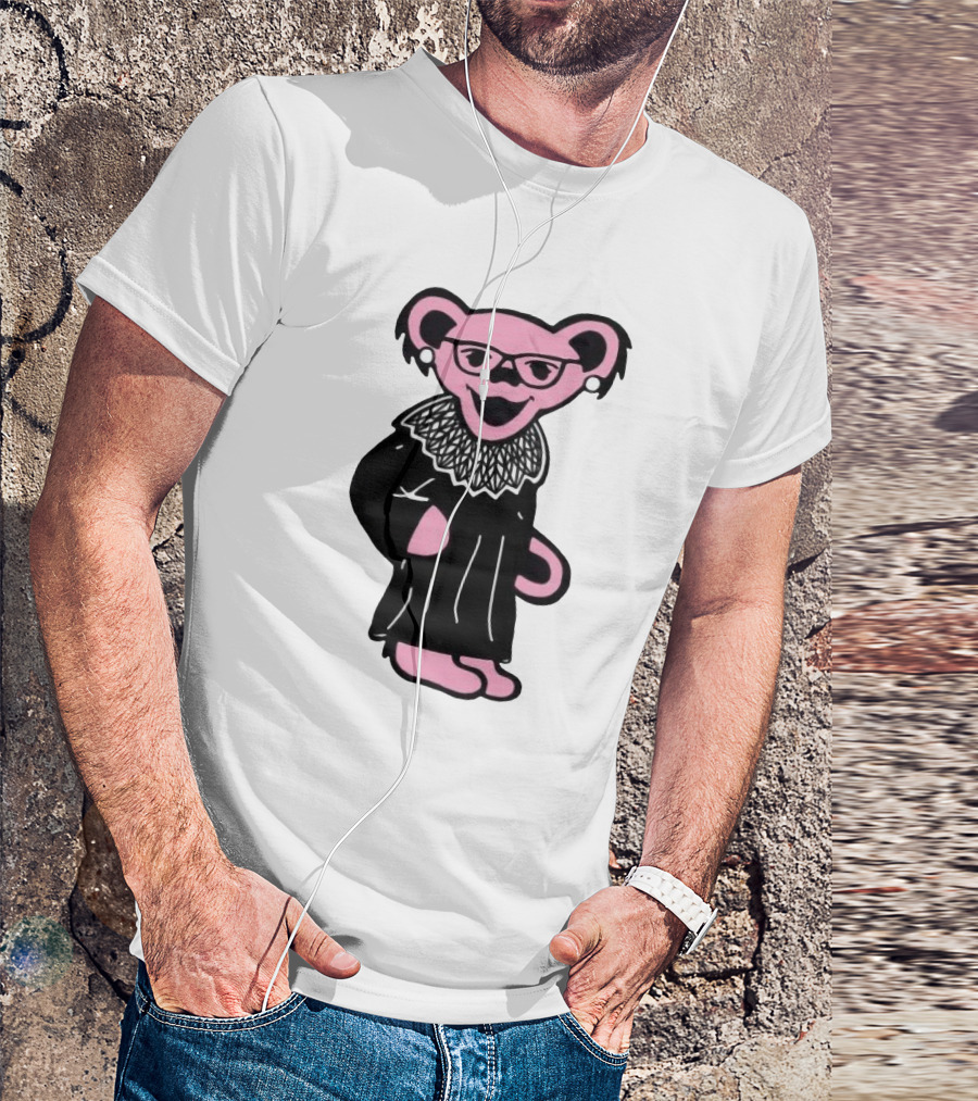 Ruth Bader Ginsburg Grateful Dead Bear T-Shirt
