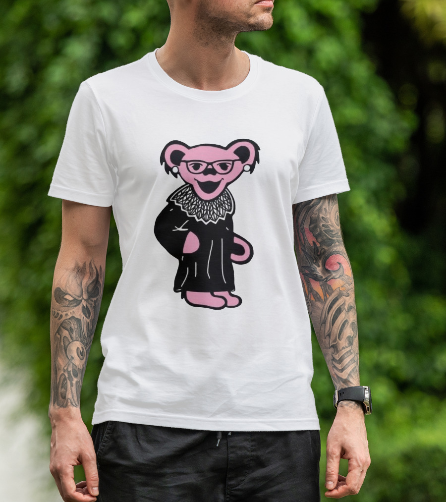 Ruth Bader Ginsburg Grateful Dead Bear T-Shirt