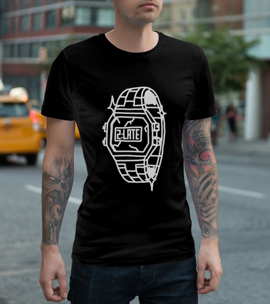2Late Digital Watch T-Shirt