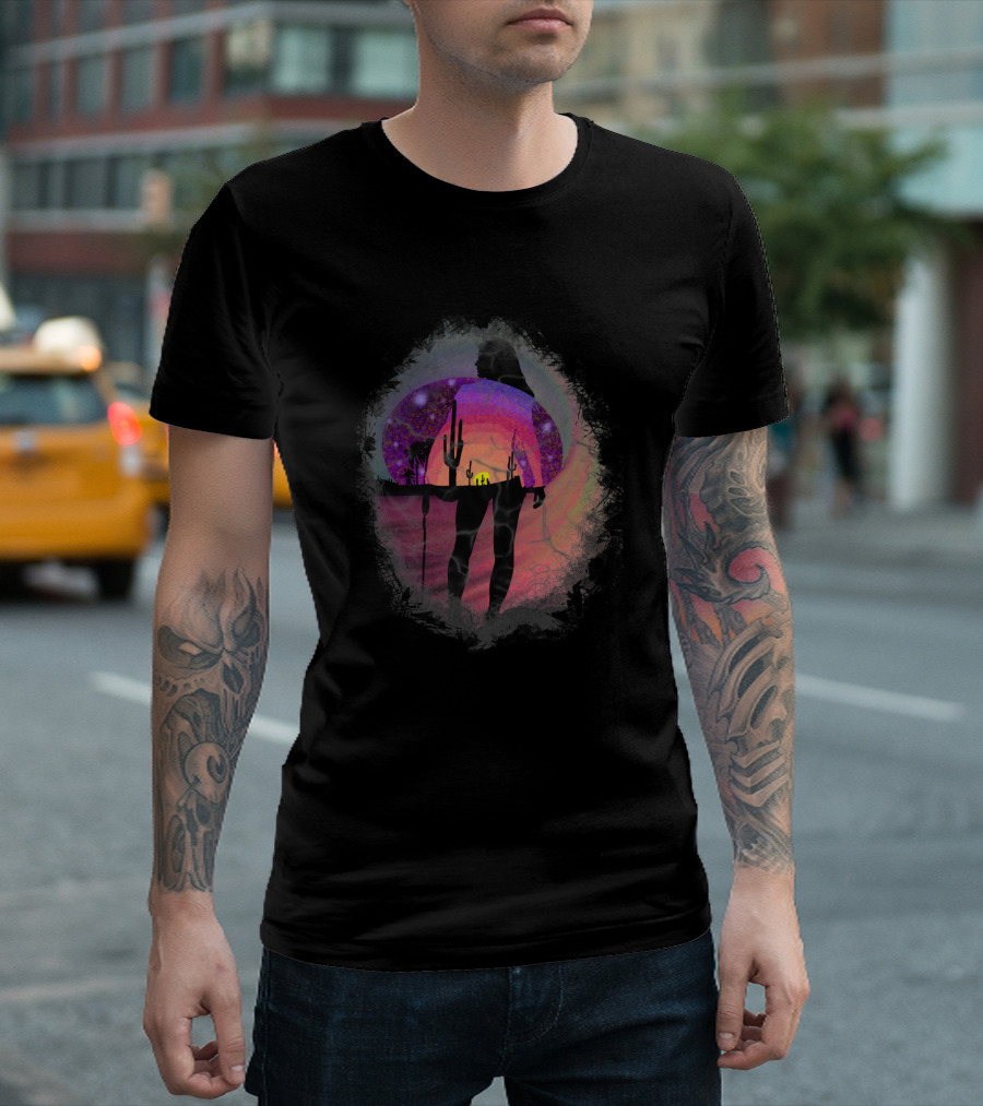 Arizona Surf Rat Cactus Desert Silhouette 984749 T-Shirt