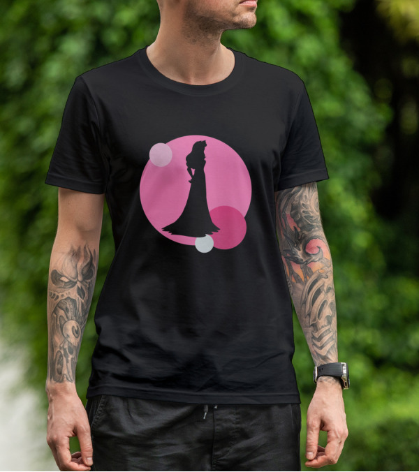 Aurora Silhouette 572801 Pink Circle T-Shirt