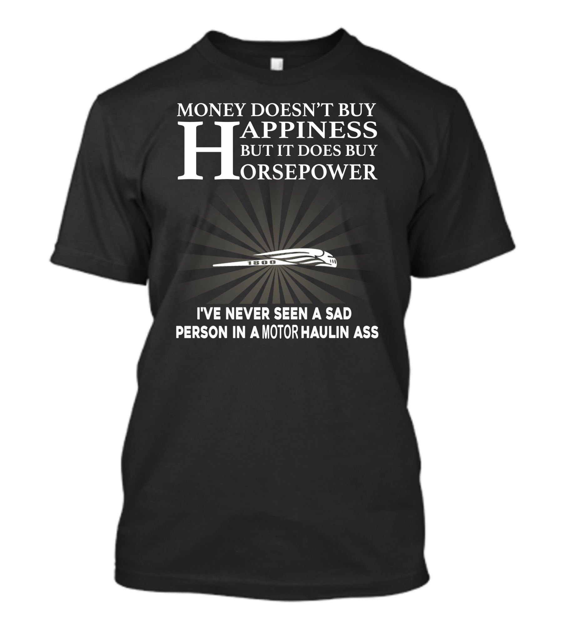 Money Doesn't Buy Happiness But It Does Buy Horsepower Honda VTX1800 T-Shirt