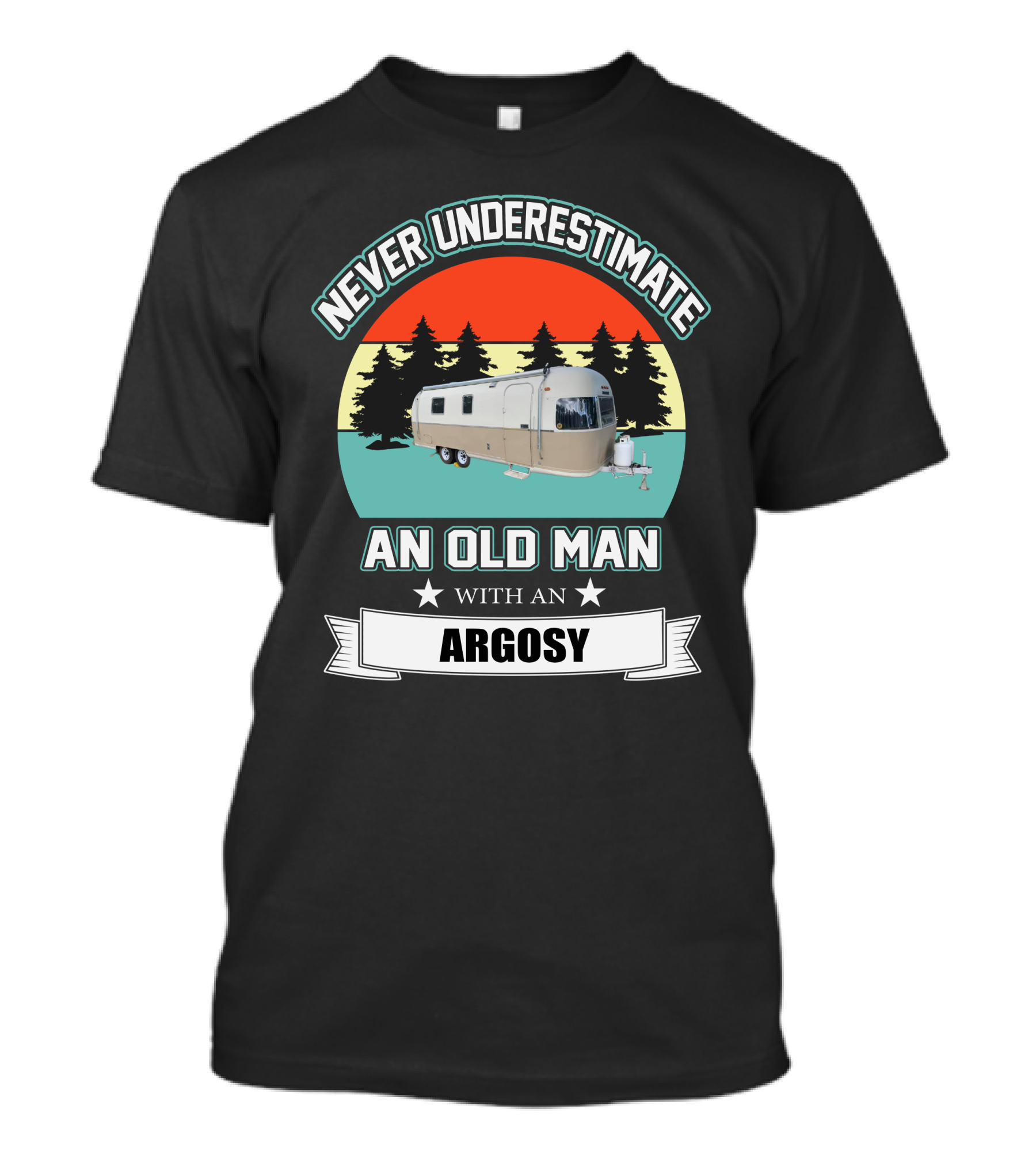 NEVER UNDERESTIMATE AN OLD MAN WITH AN ARGOSY T-Shirt
