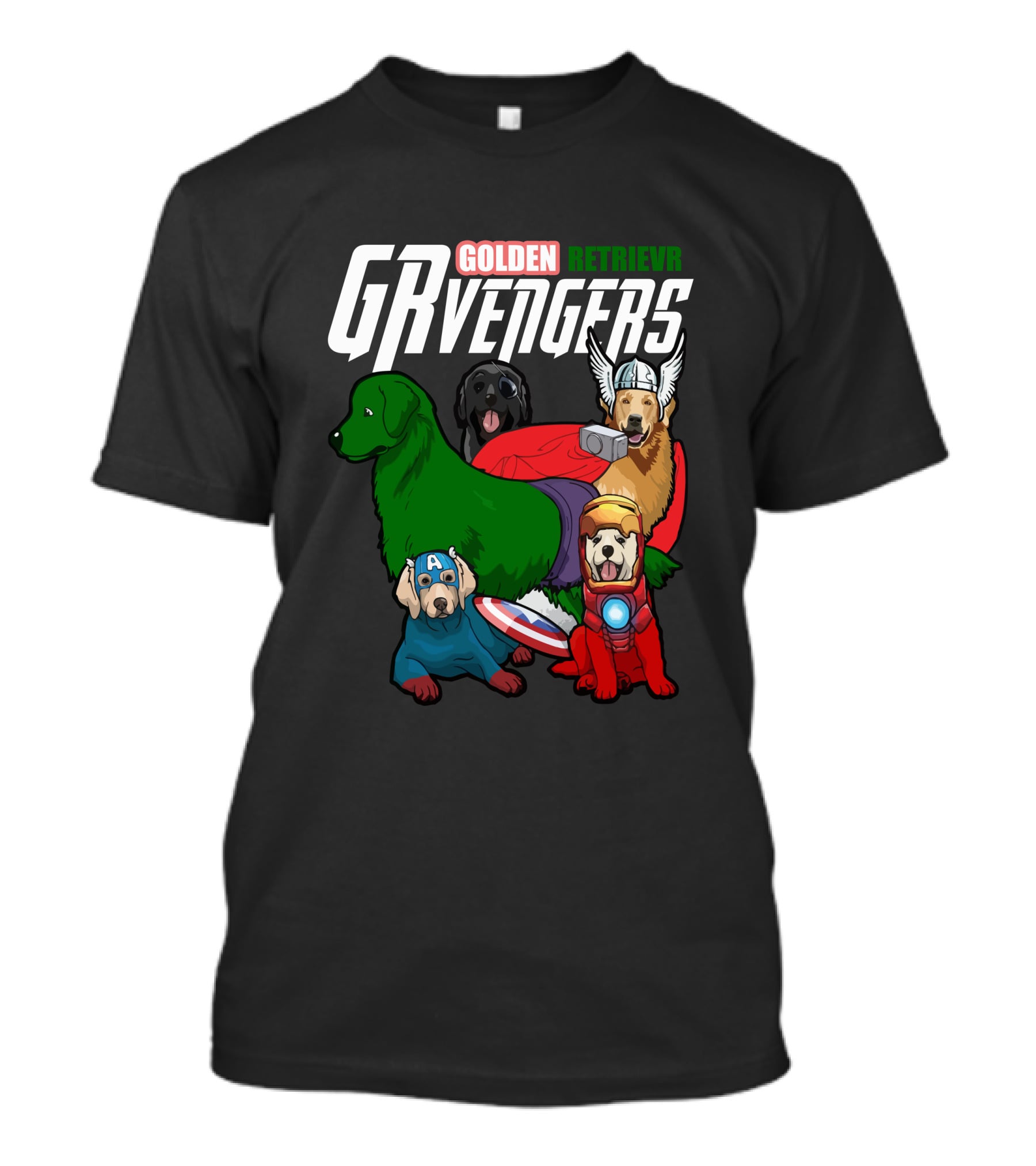 GOLDEN RETRIEVR GRVENGERS T-Shirt