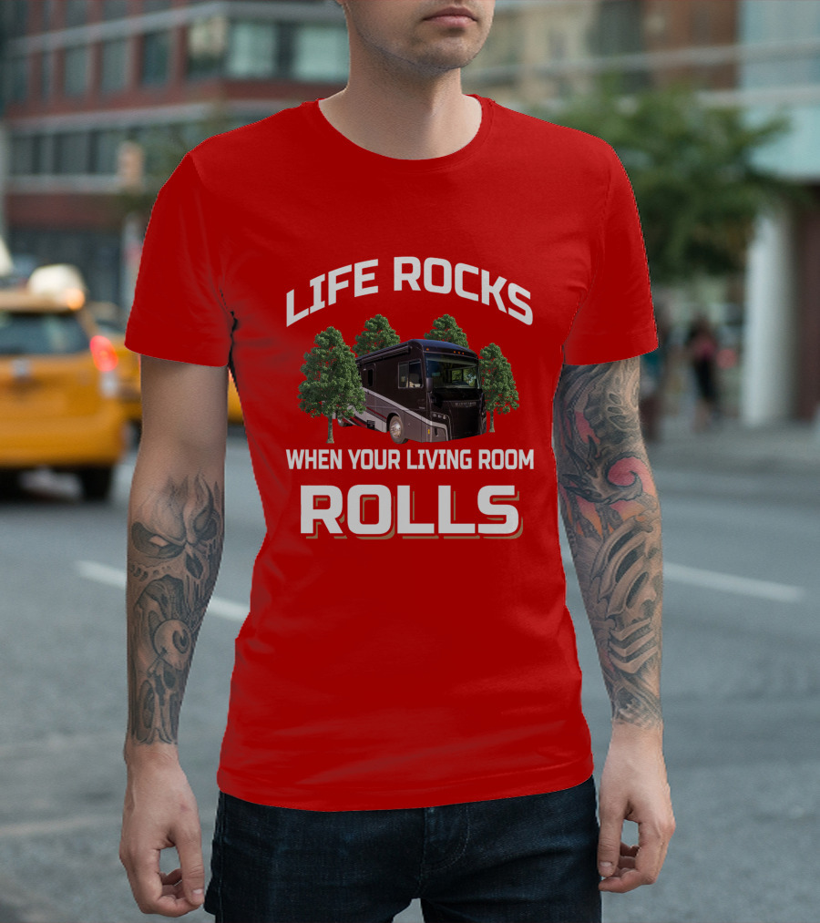 Life Rocks When Your Living Room Rolls Winnebago Forza T-Shirt