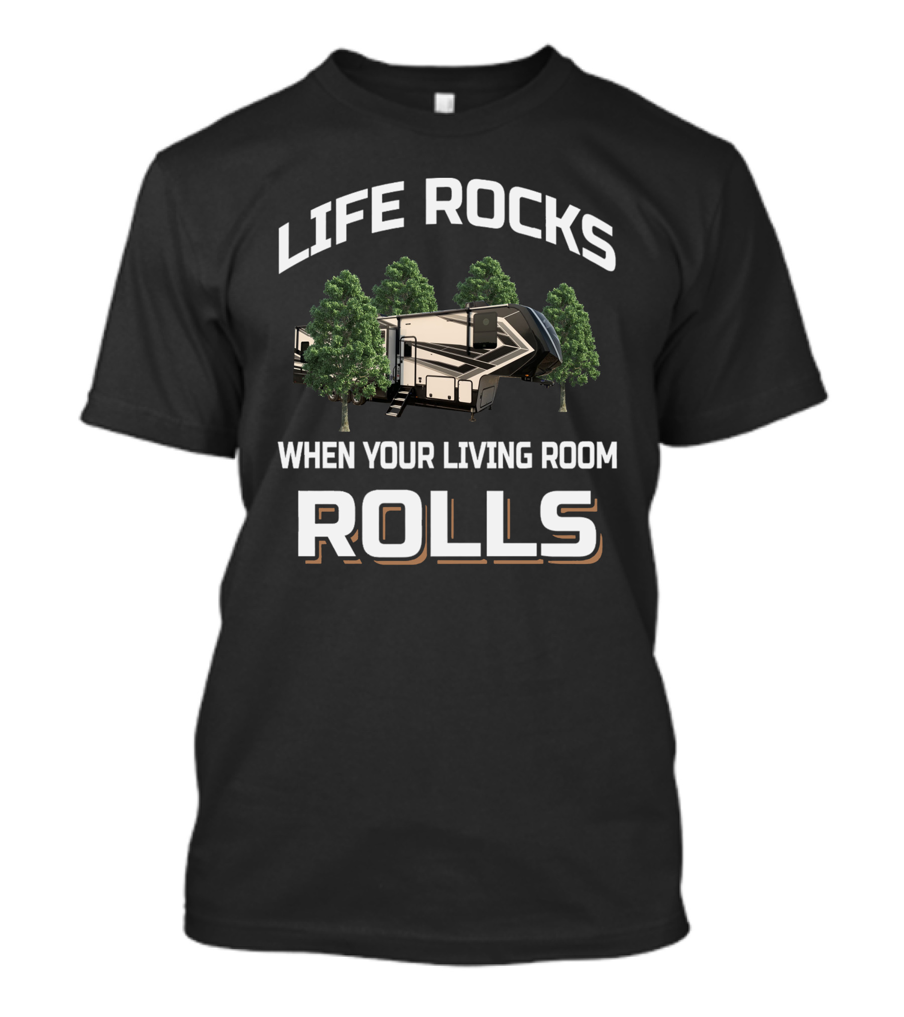 LIFE ROCKS WHEN YOUR LIVING ROOM ROLLS MOMENTUM 399TH T-Shirt