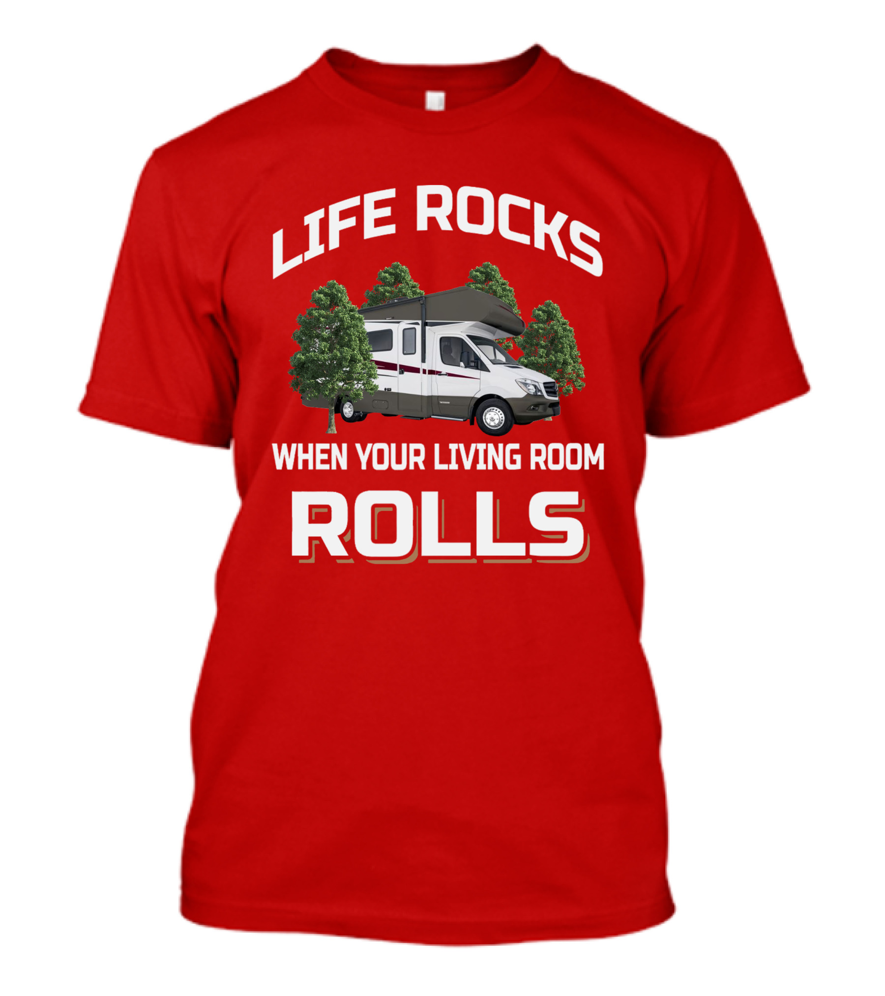 Life Rocks When Your Living Room Rolls Winnebago Vita T-Shirt