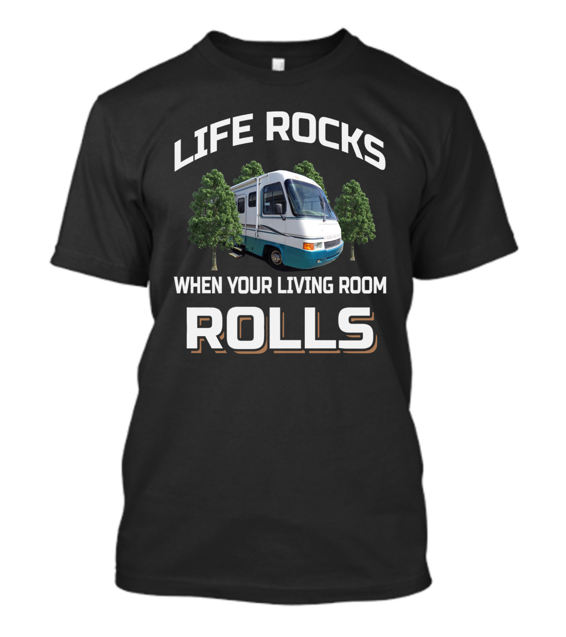 LIFE ROCKS WHEN YOUR LIVING ROOM ROLLS GB CRUISEMASTER T-Shirt