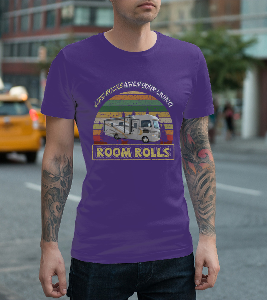 LIFE ROCKS WHEN YOUR LIVING ROOM ROLLS Thor ACE 27-1 T-Shirt