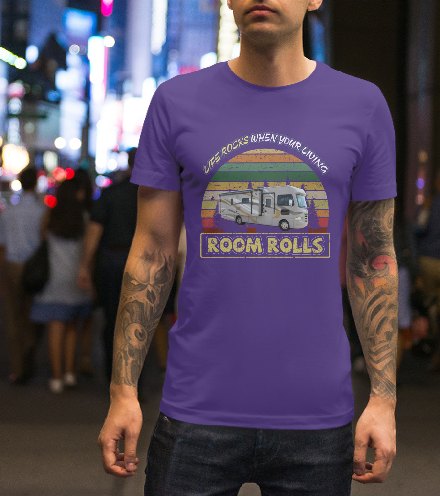 LIFE ROCKS WHEN YOUR LIVING ROOM ROLLS Thor ACE 27-1 T-Shirt