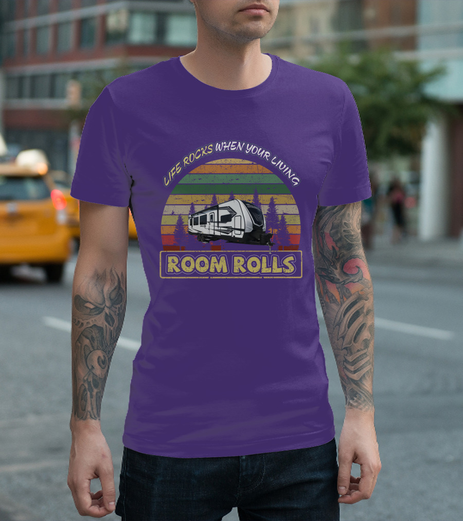 LIFE ROCKS WHEN YOUR LIVING ROOM ROLLS MOMENTUM 28G T-Shirt