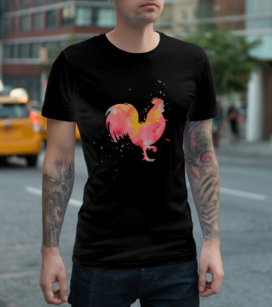 Chicken Colorful Minimalist Fashion T-Shirt
