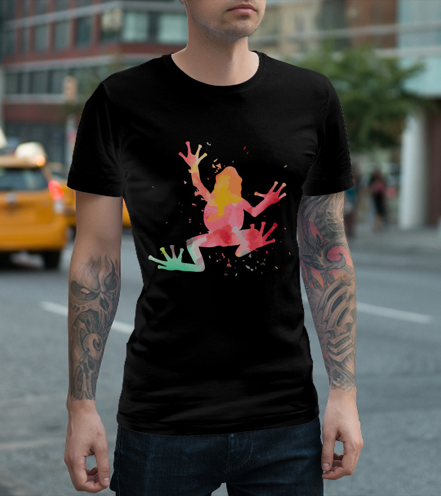 Frog Colorful Minimalist Fashion Trend T-Shirt