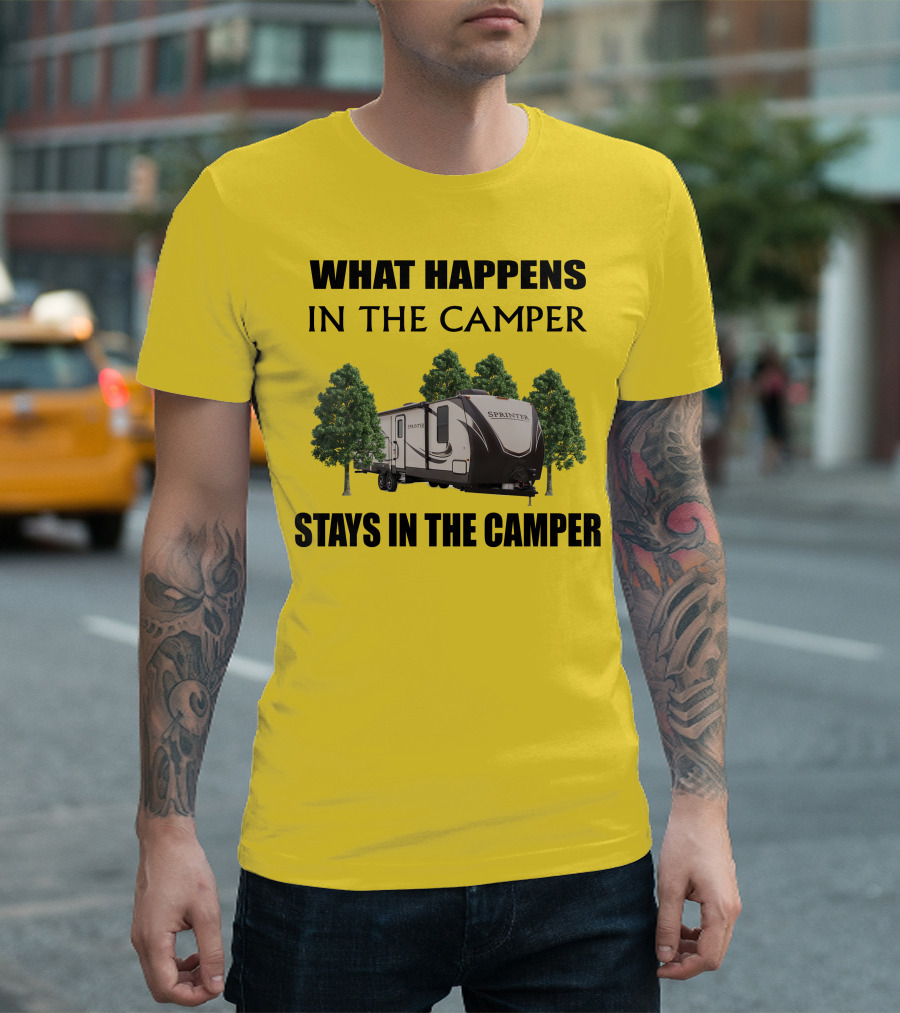 What Happens in the Camper Stays in the Camper Keystone Sprinter 312MLS T-Shirt