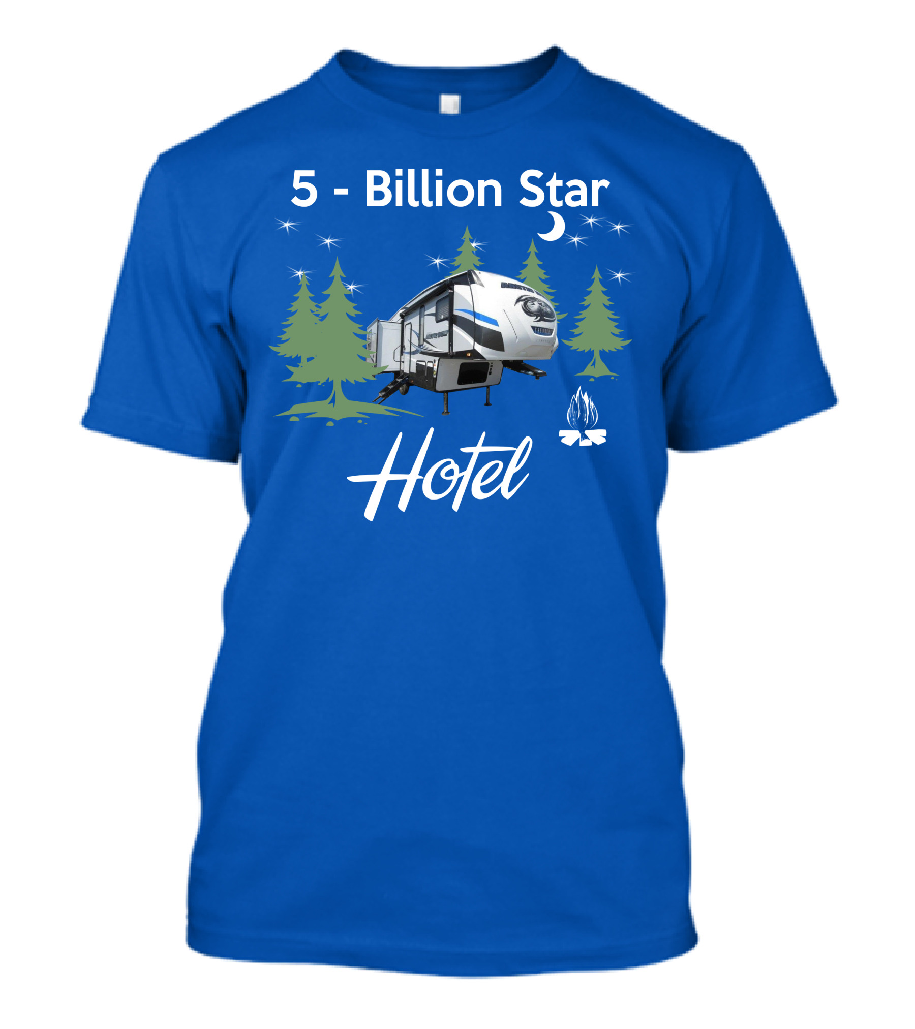 5 Billion Star Hotel Forest River Arctic Wolf 285DRL Campground Adventure T-Shirt