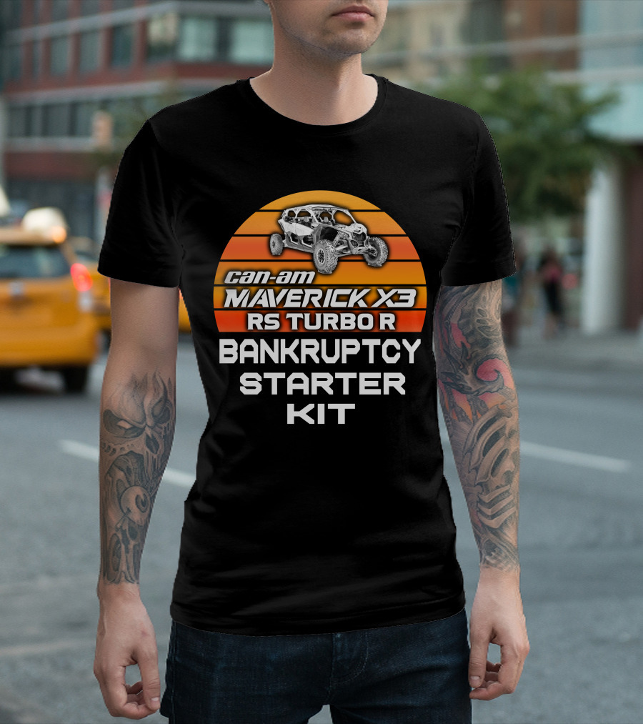 Can-Am Maverick X3 RS Turbo R Bankruptcy Starter Kit T-Shirt