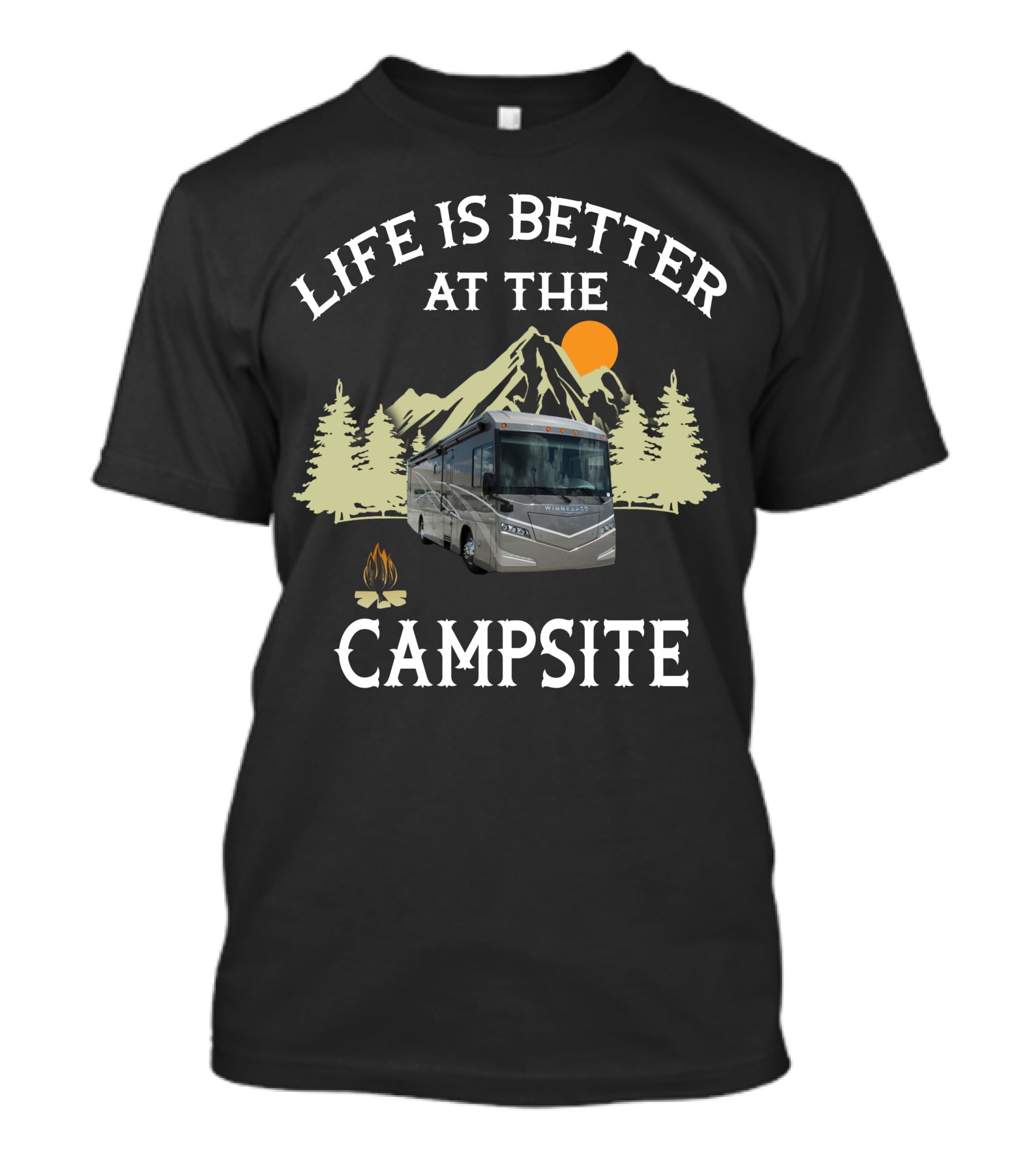 Life Is Better At The Campsite Winnebago Itasca Travelers T-Shirt