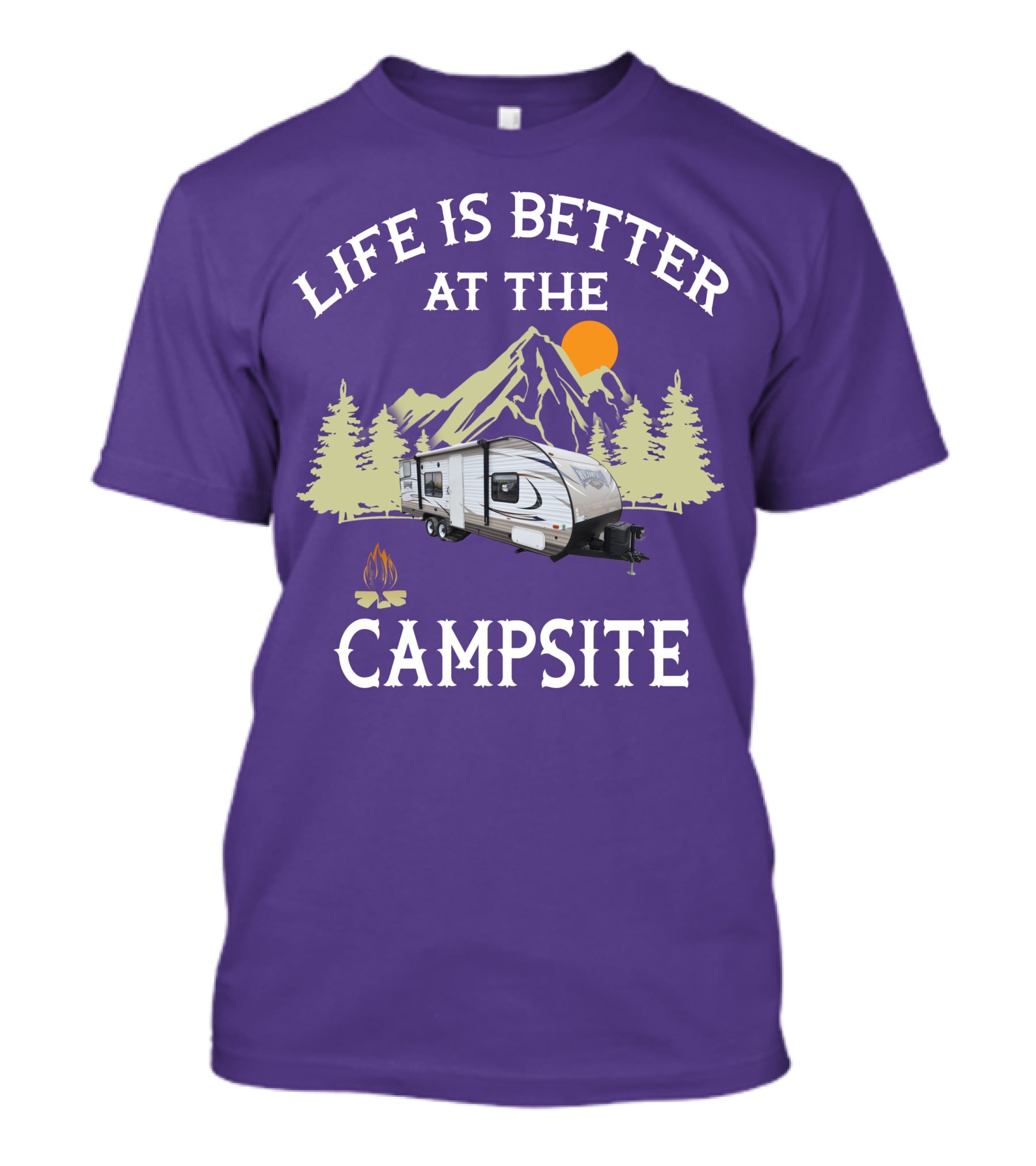 Life Is Better At The Campsite Forest River Wildwood X Lite 261BHXL T-Shirt