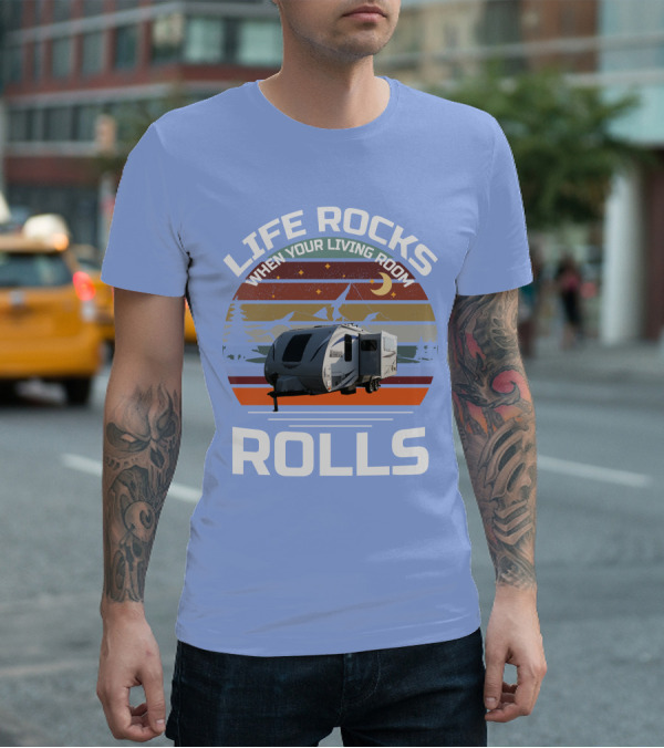 Lance Campers Home Is Where You Park It Retro Camper Adventure T-Shirt