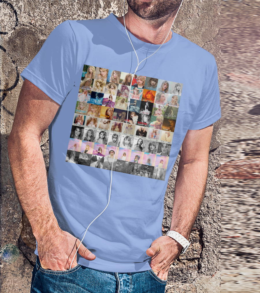 Taylor Swift Album Covers Through Each Era's T-Shirt