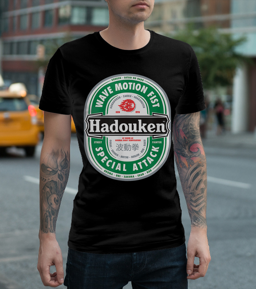 Special Attack Wave Motion Fist Hadouken Street Fighter T-Shirt