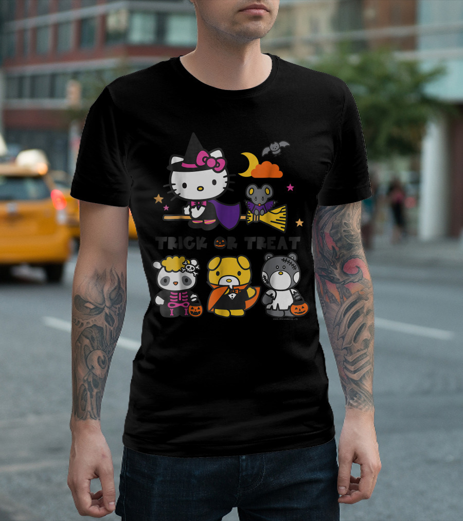 Hello Kitty And Friends Trick Or Treat Halloween Adventure T-Shirt