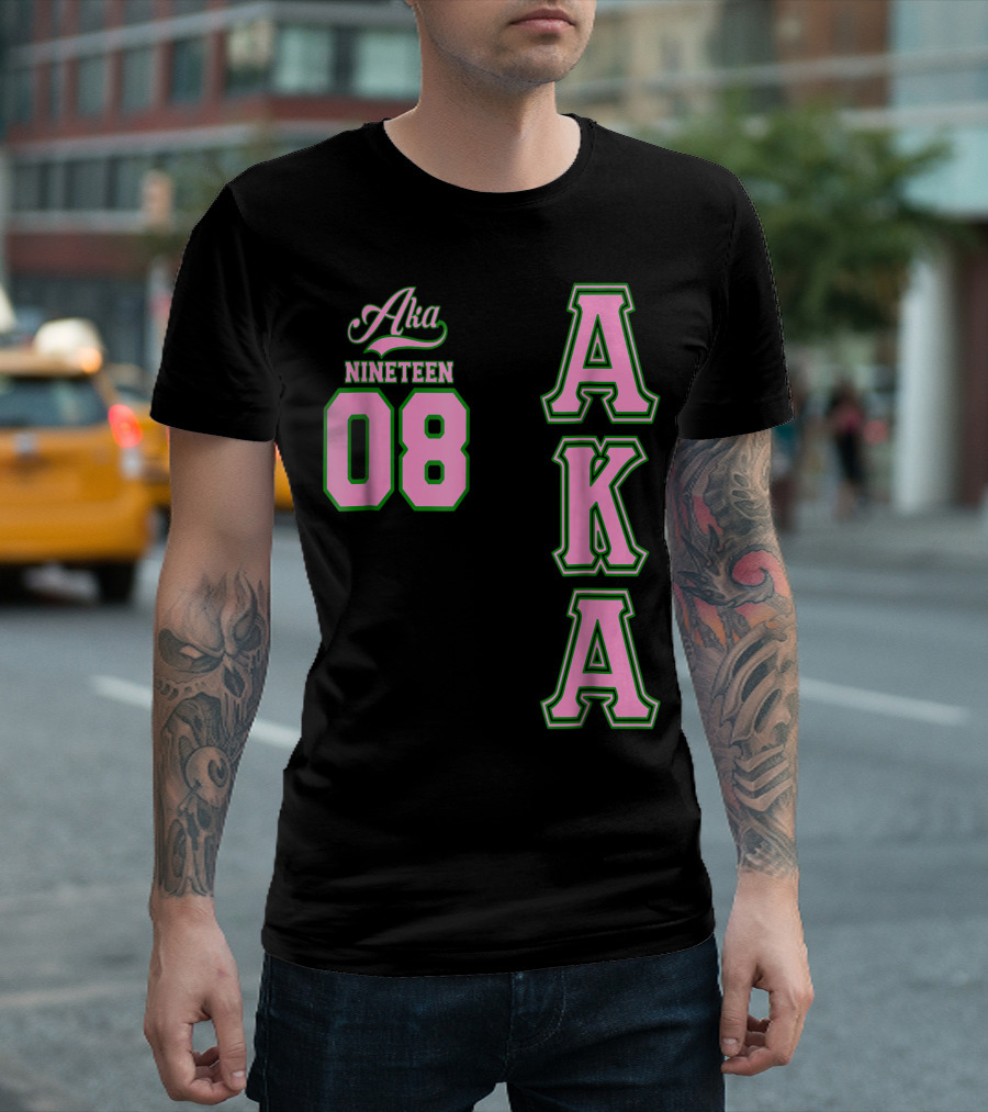 Aka Nineteen 08 Alpha Kappa Aka T-Shirt