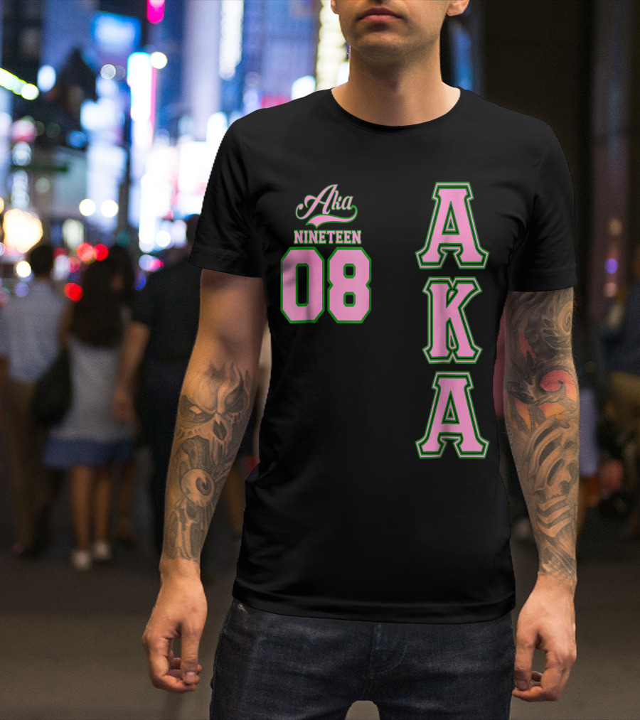 Aka Nineteen 08 Alpha Kappa Aka T-Shirt