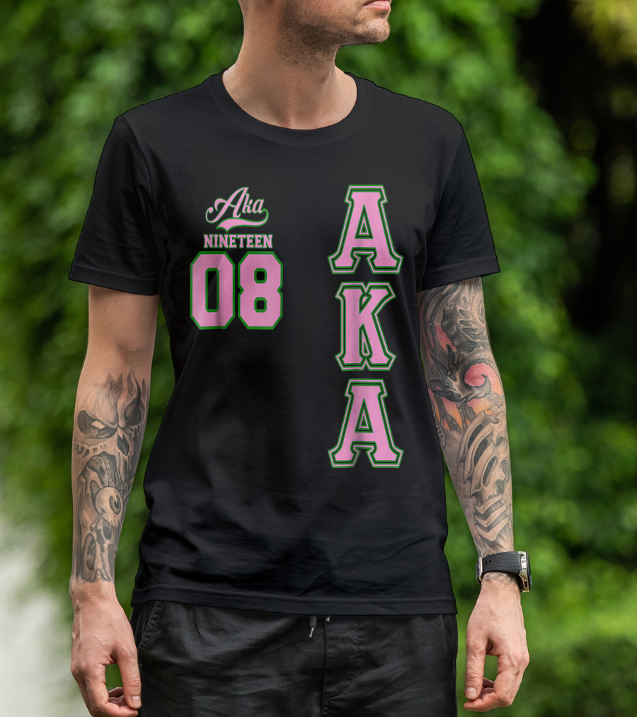 Aka Nineteen 08 Alpha Kappa Aka T-Shirt