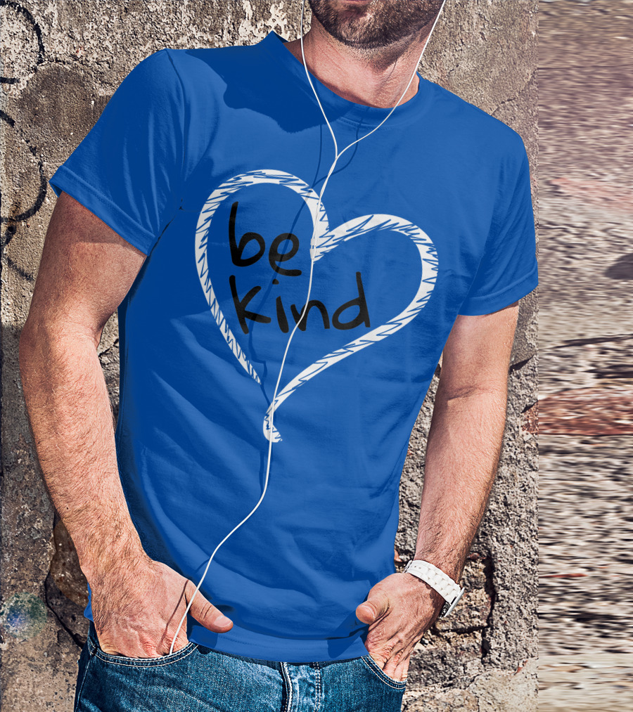 Be Kind Unity Day Orange Anti Bullying Heart T-Shirt