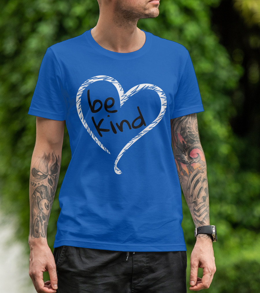 Be Kind Unity Day Orange Anti Bullying Heart T-Shirt