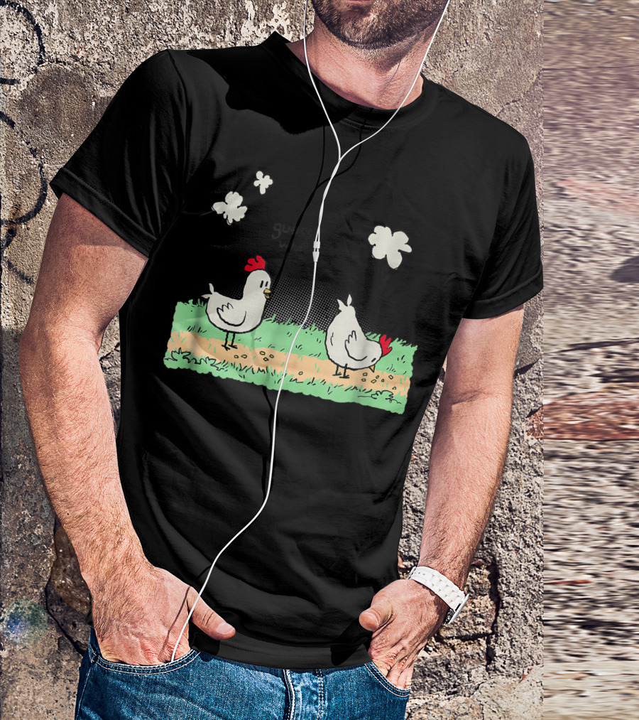 Guess What Chicken Butt Comic Style Humorous ShirtWoot T-Shirt