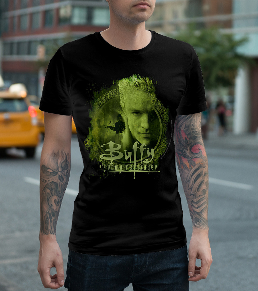 Buffy The Vampire Slayer Spike Green T-Shirt