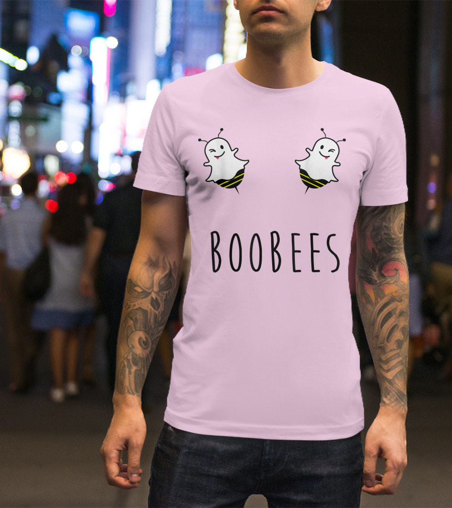 Boo Bees Halloween Funny Ghost Bees T-Shirt